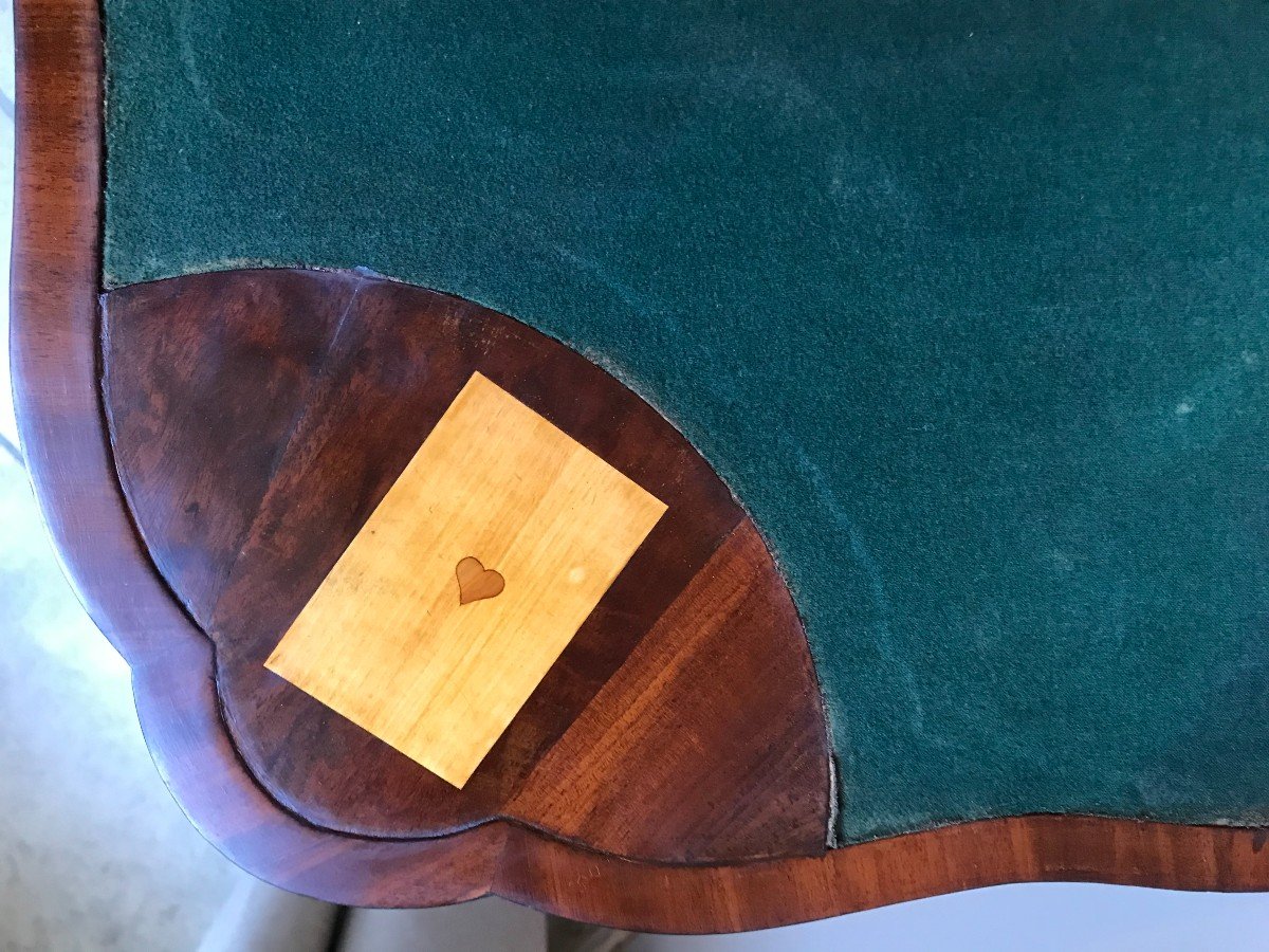 Table à Jeux - Travail Hollandais-photo-5