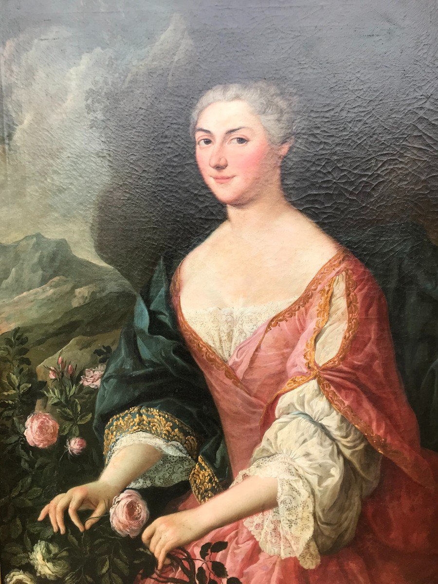Portrait Of Lady Of Quality - XVIIIth-photo-2