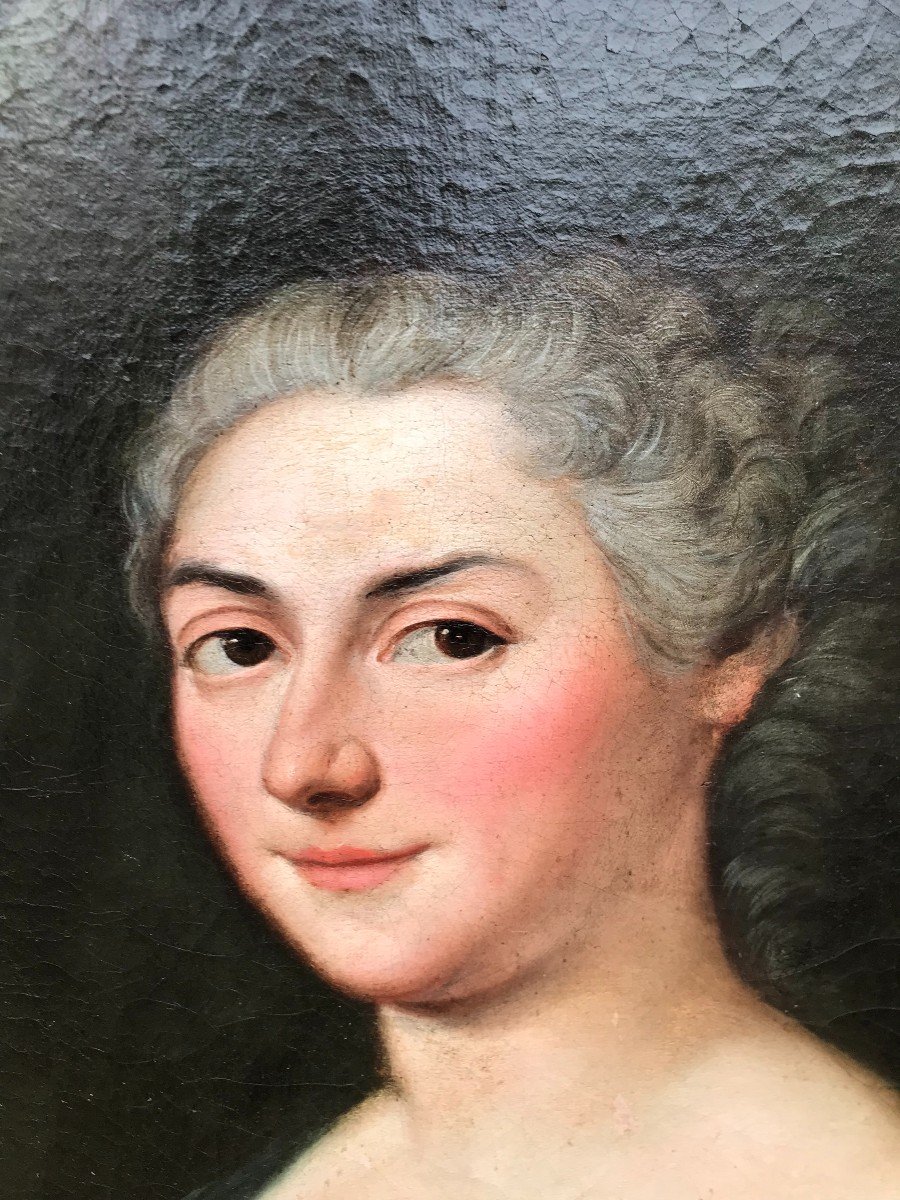 Portrait Of Lady Of Quality - XVIIIth-photo-4