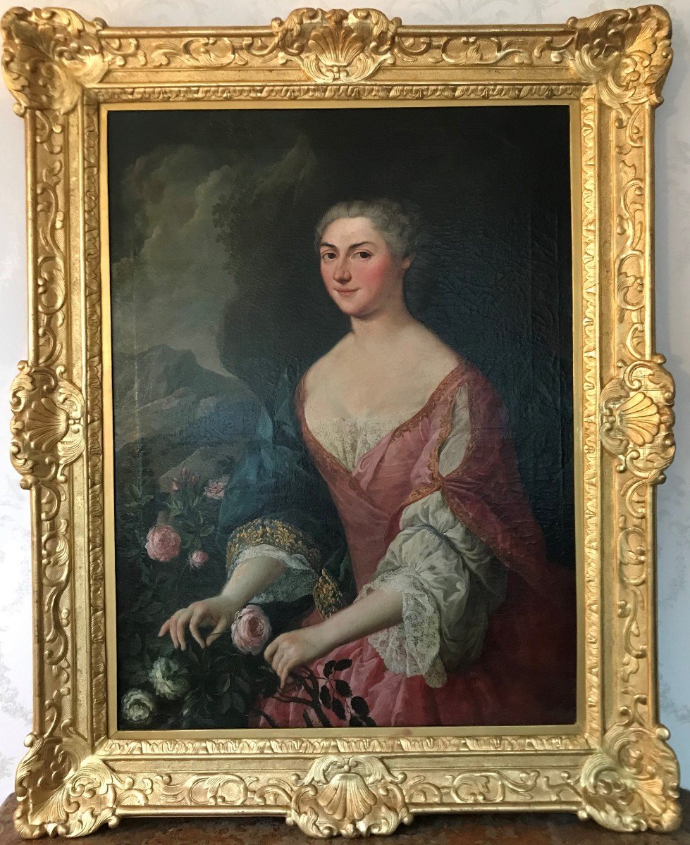 Portrait Of Lady Of Quality - XVIIIth