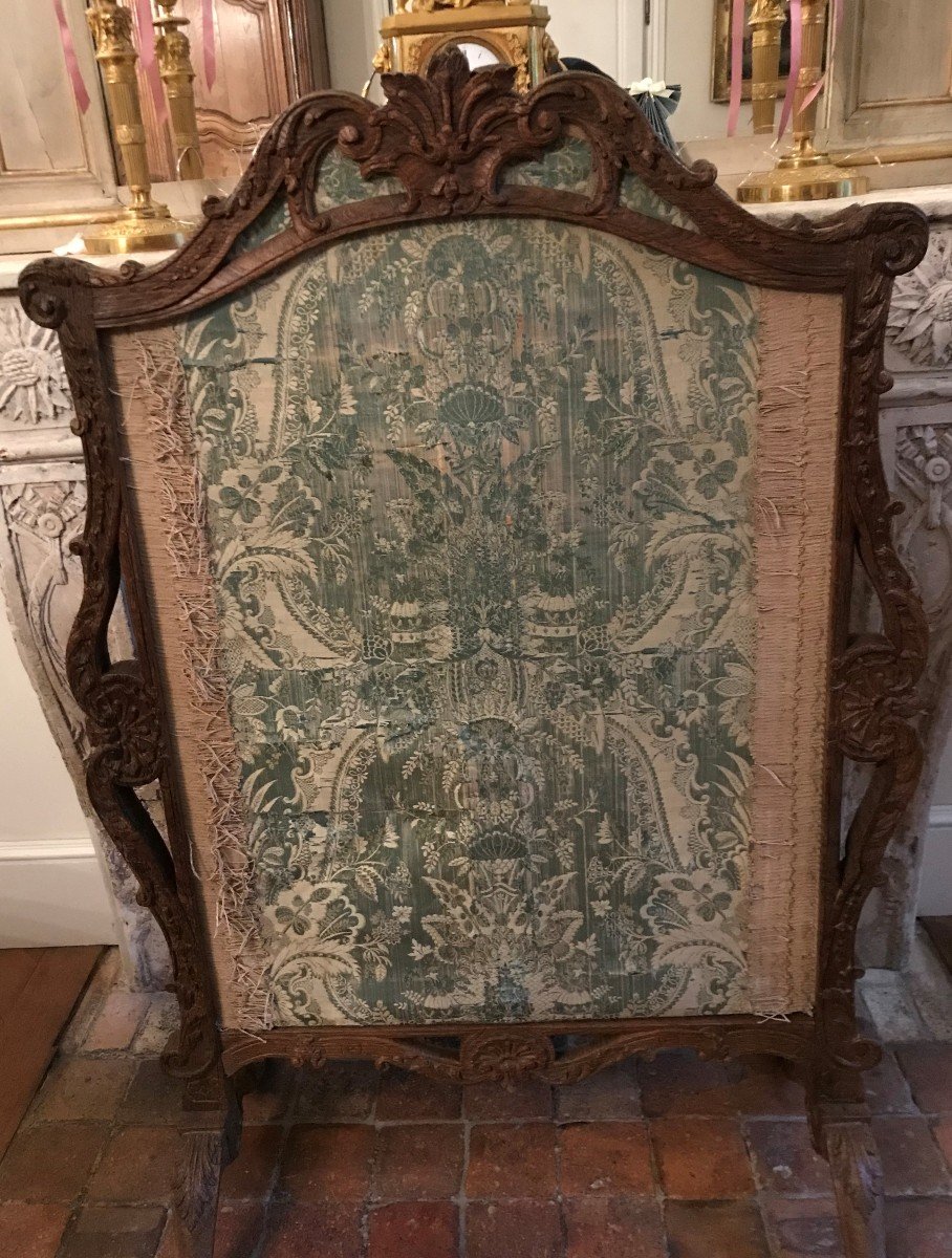 Oak Fireplace Screen, Regency Period