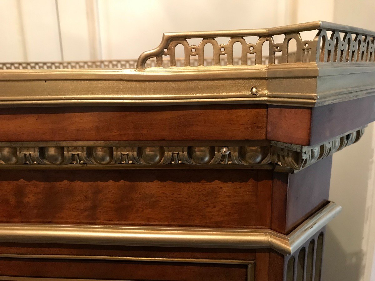 Semainier en acajou  Attribué à Molitor - XVIIIème-photo-3