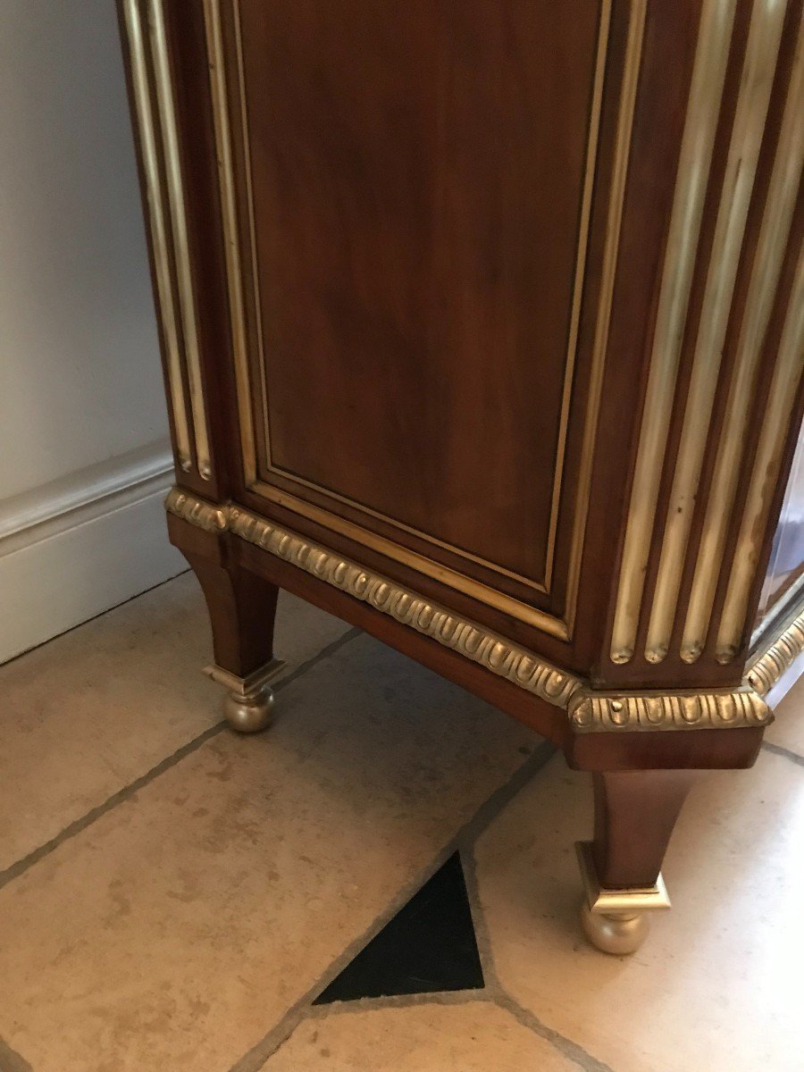 Semainier en acajou  Attribué à Molitor - XVIIIème-photo-4