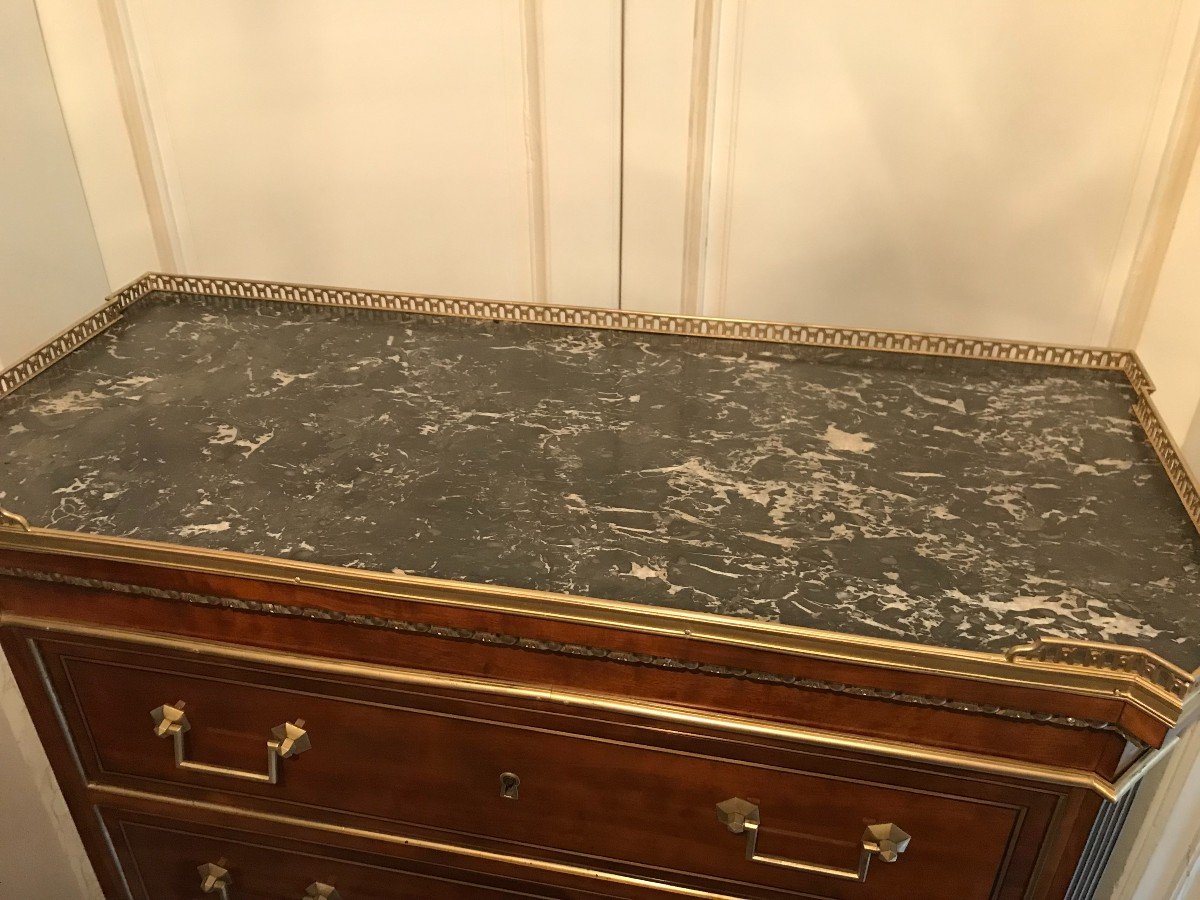 Semainier en acajou  Attribué à Molitor - XVIIIème-photo-7