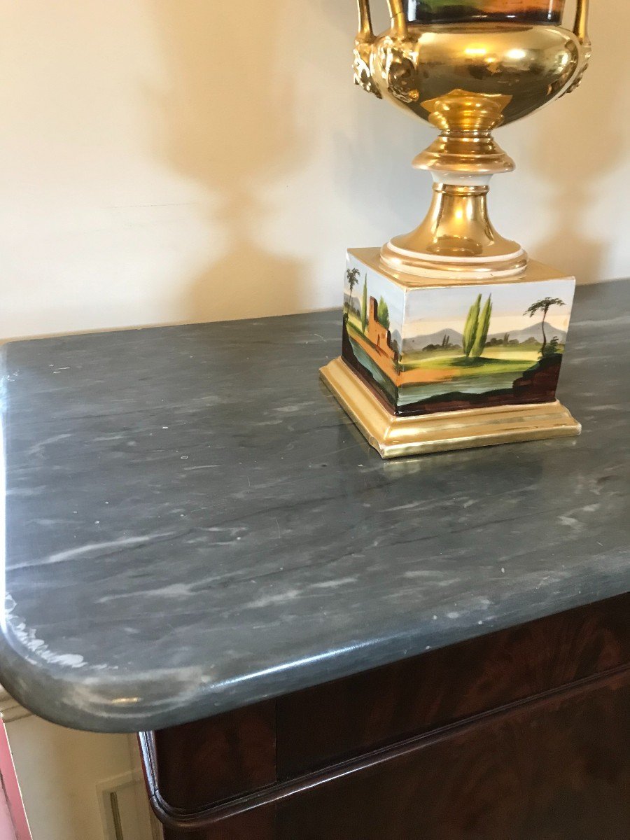 Secrétaire En Acajou Louis Philippe-photo-1