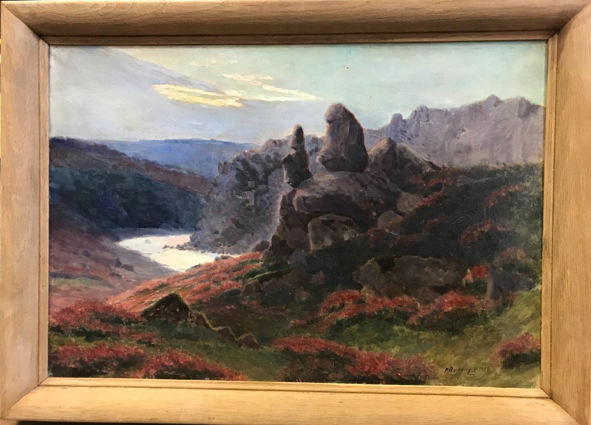 Oil On Canvas Crozant School