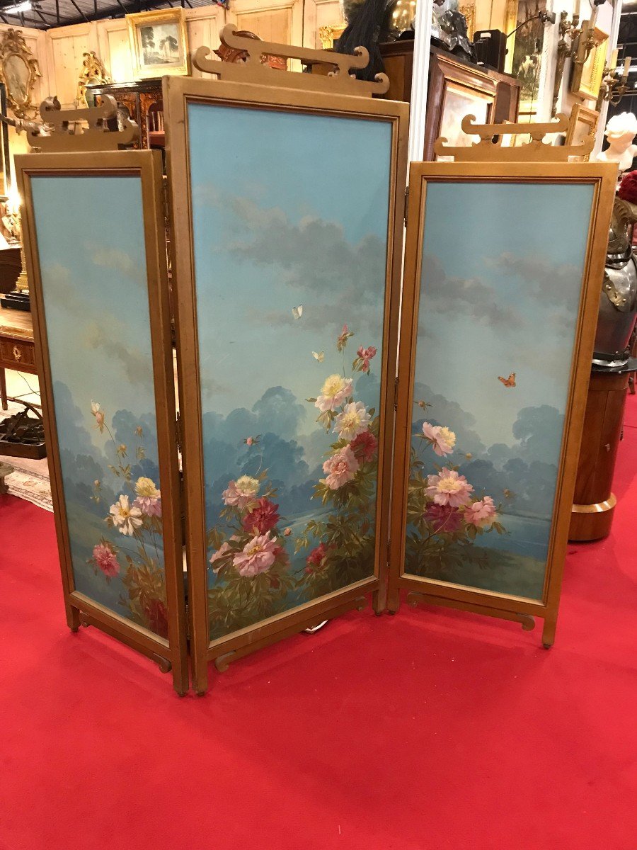Paravent Trois Volets Art - Nouveau-photo-3