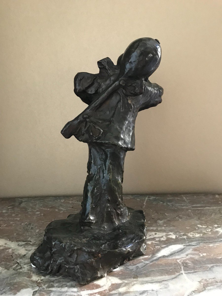 Clown En Bronze, Cire Perdue-photo-4