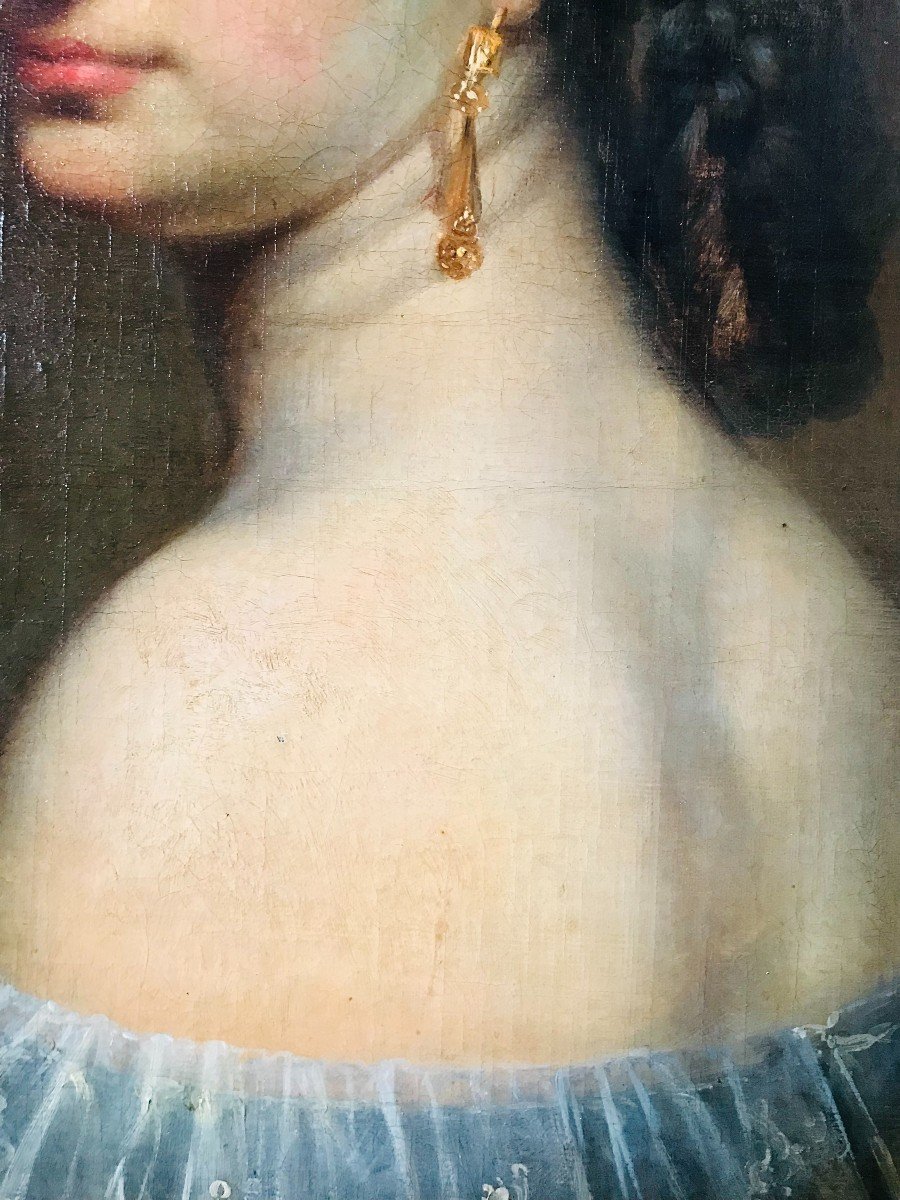 Portrait De Jeune Femme XlX ème  -photo-5