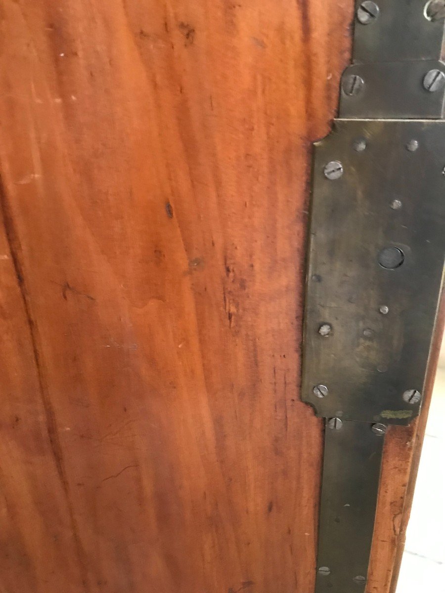 Petite Armoire En Acajou d'époque Empire-photo-6