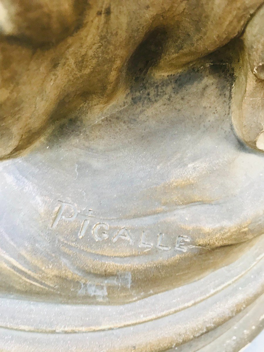 Mercure En Terre Cuite d'Après Jean-Baptiste Pigalle-photo-3