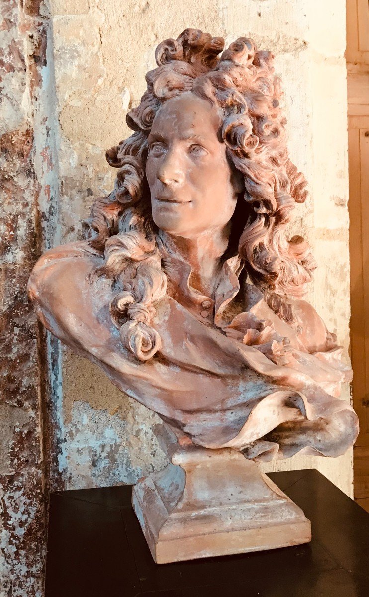 Buste De Corneille Van Clève d'Après Caffieri - XIXème