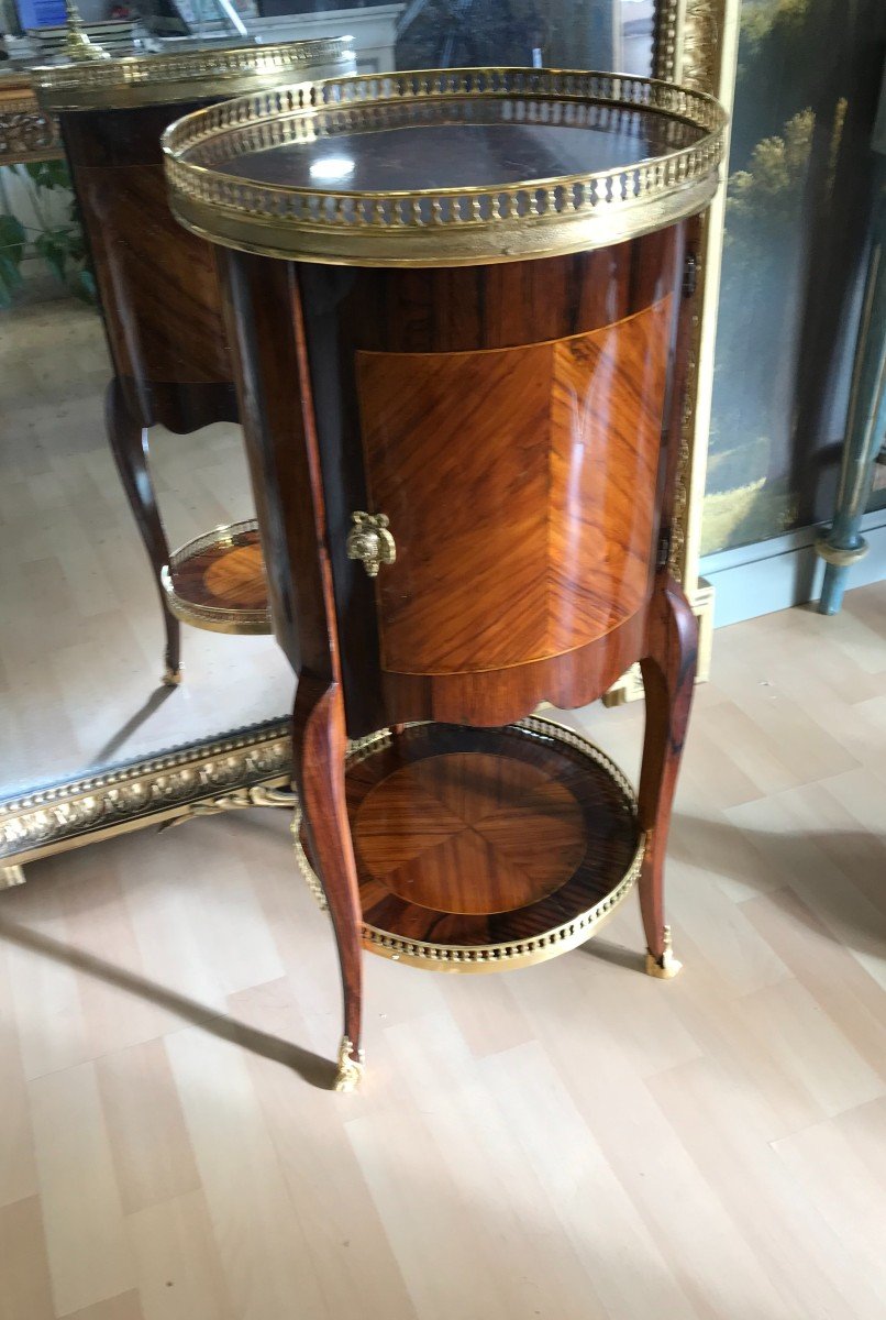 Table Tambour En Palissandre Et Bois De Rose Style Transition