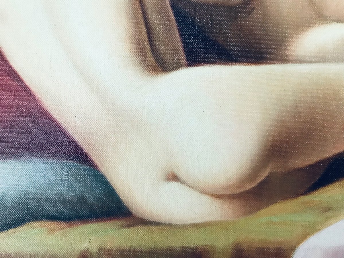 Back Nude By Robert Duflos - Oil On Canvas -photo-3