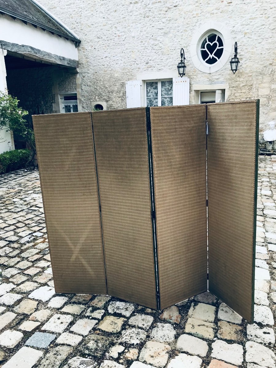 Paravent Quatre Volets Style XVIIIe -photo-4