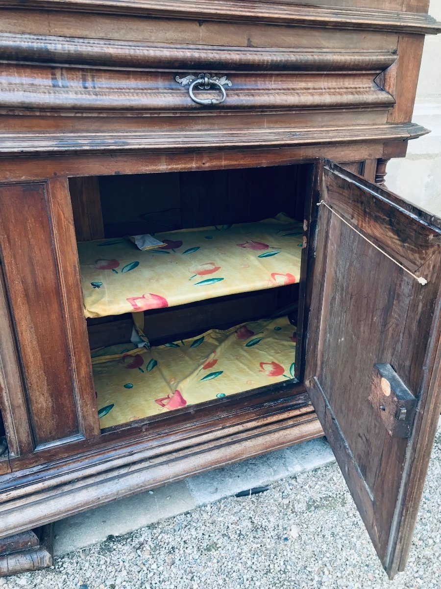 Homme Debout En Noyer XVIIe-photo-2