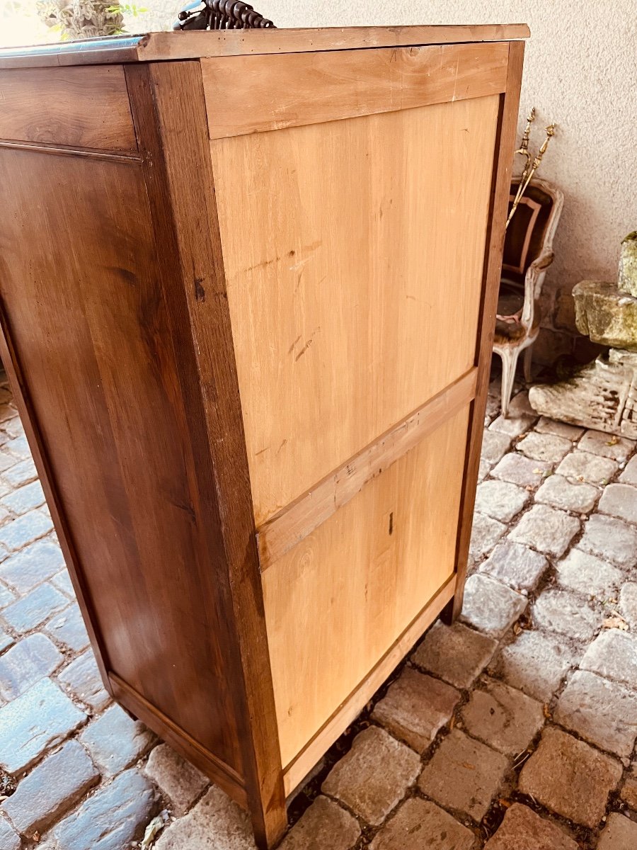 Chiffonnier En Noyer Art-déco -photo-2