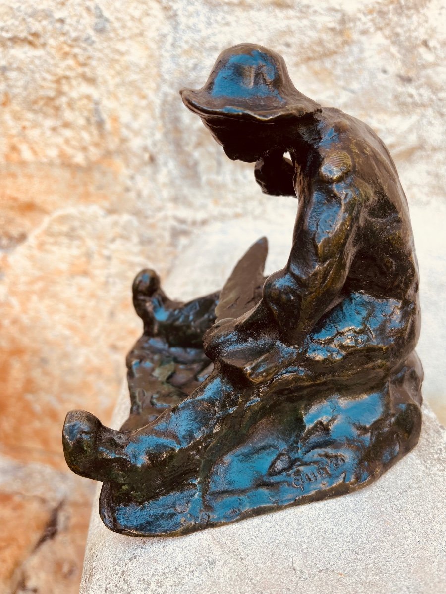 The Fake Sharpener - Lost Wax Bronze By Gueko-photo-3