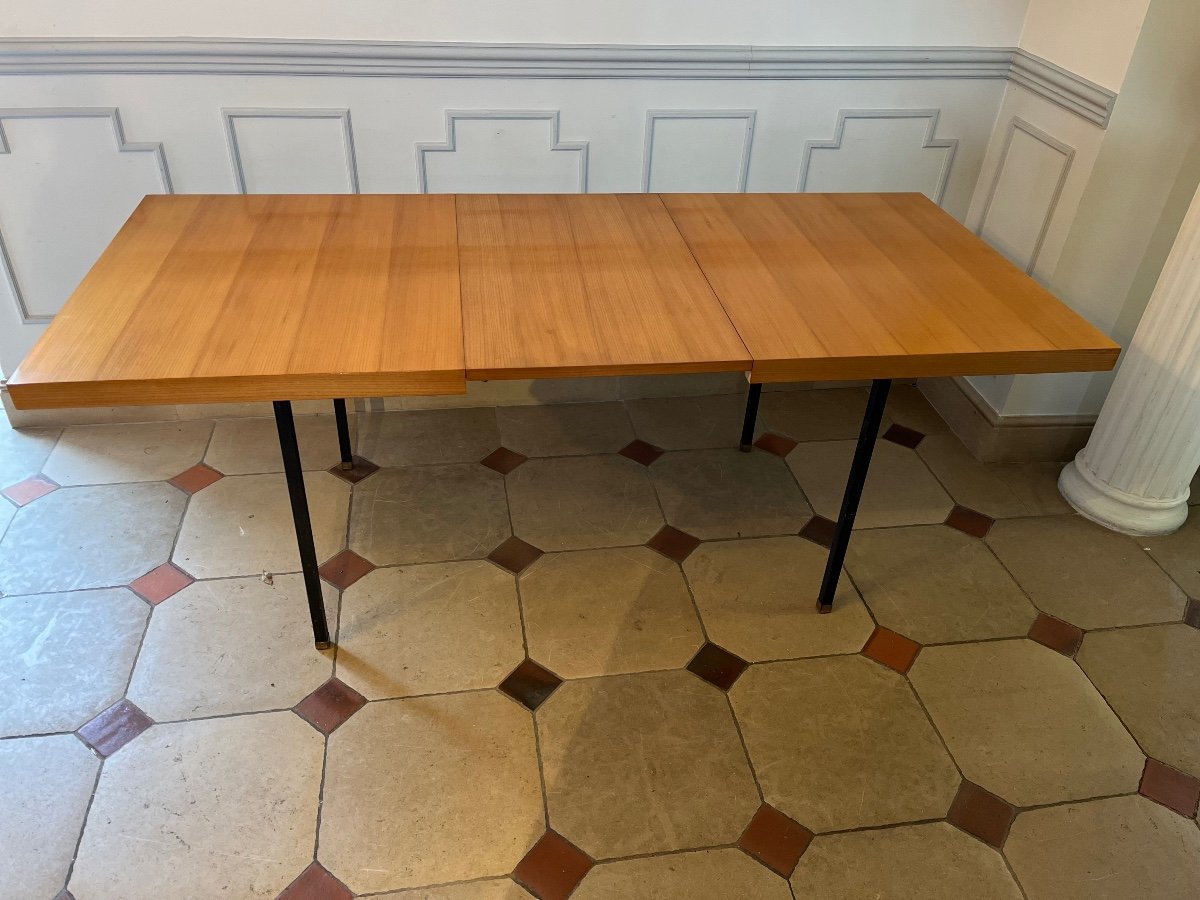 Table De Salle à Manger  Des Années 50  en Frêne  par Georges Friedmann