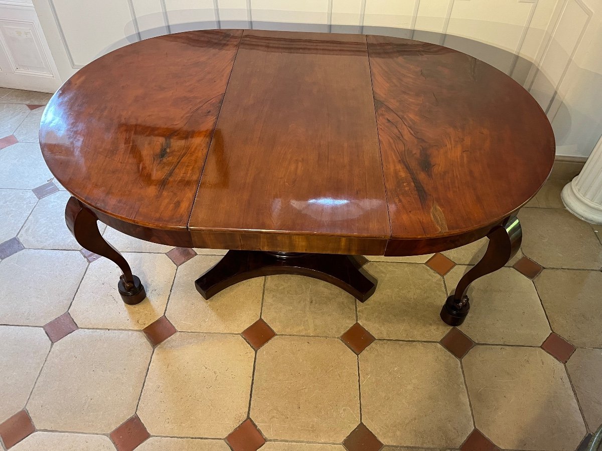 Table à Ceinture En Acajou XIXe-photo-3