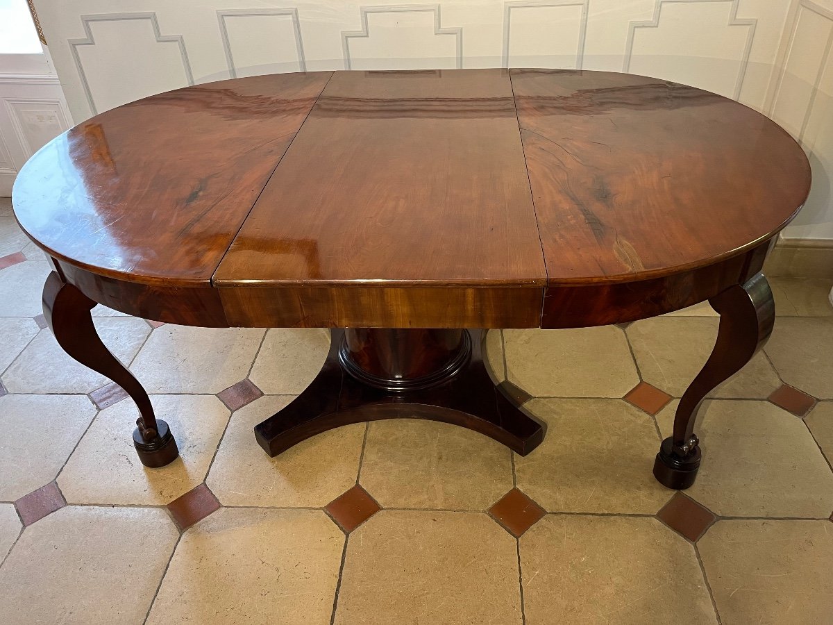 Table à Ceinture En Acajou XIXe-photo-5