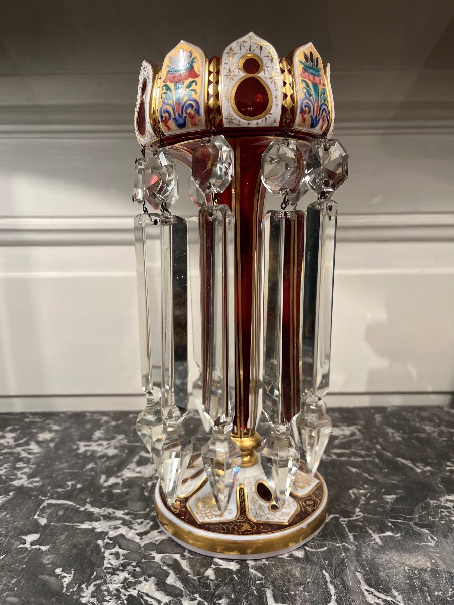 Porte Ananas En Cristal De Bohème 