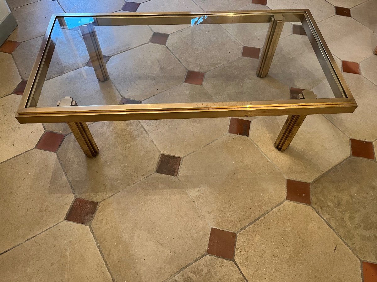 Bronze Coffee Table From The 60s 