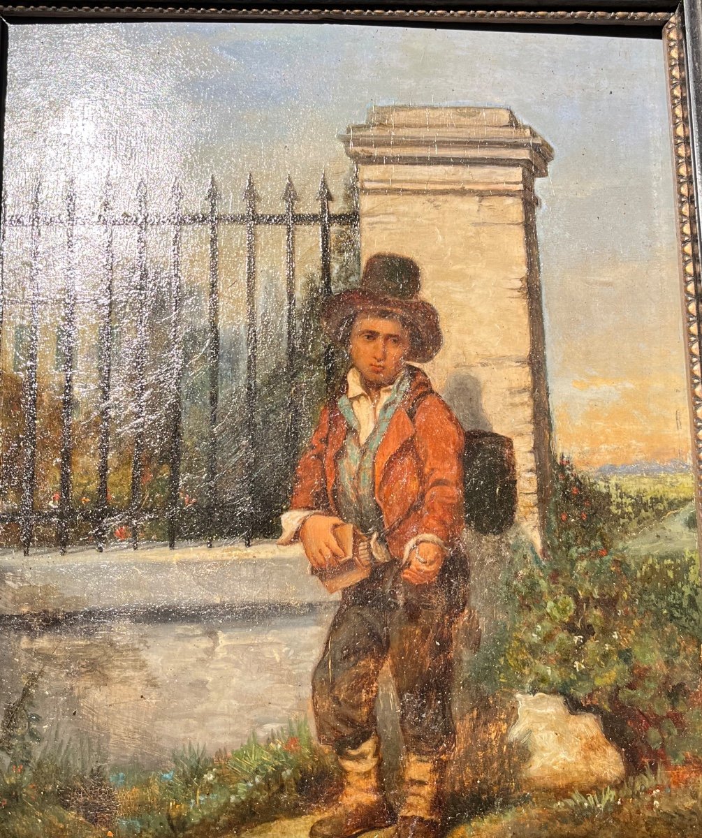 Jeune Garçon Vieux Métiers Marchand D’allumettes -photo-3