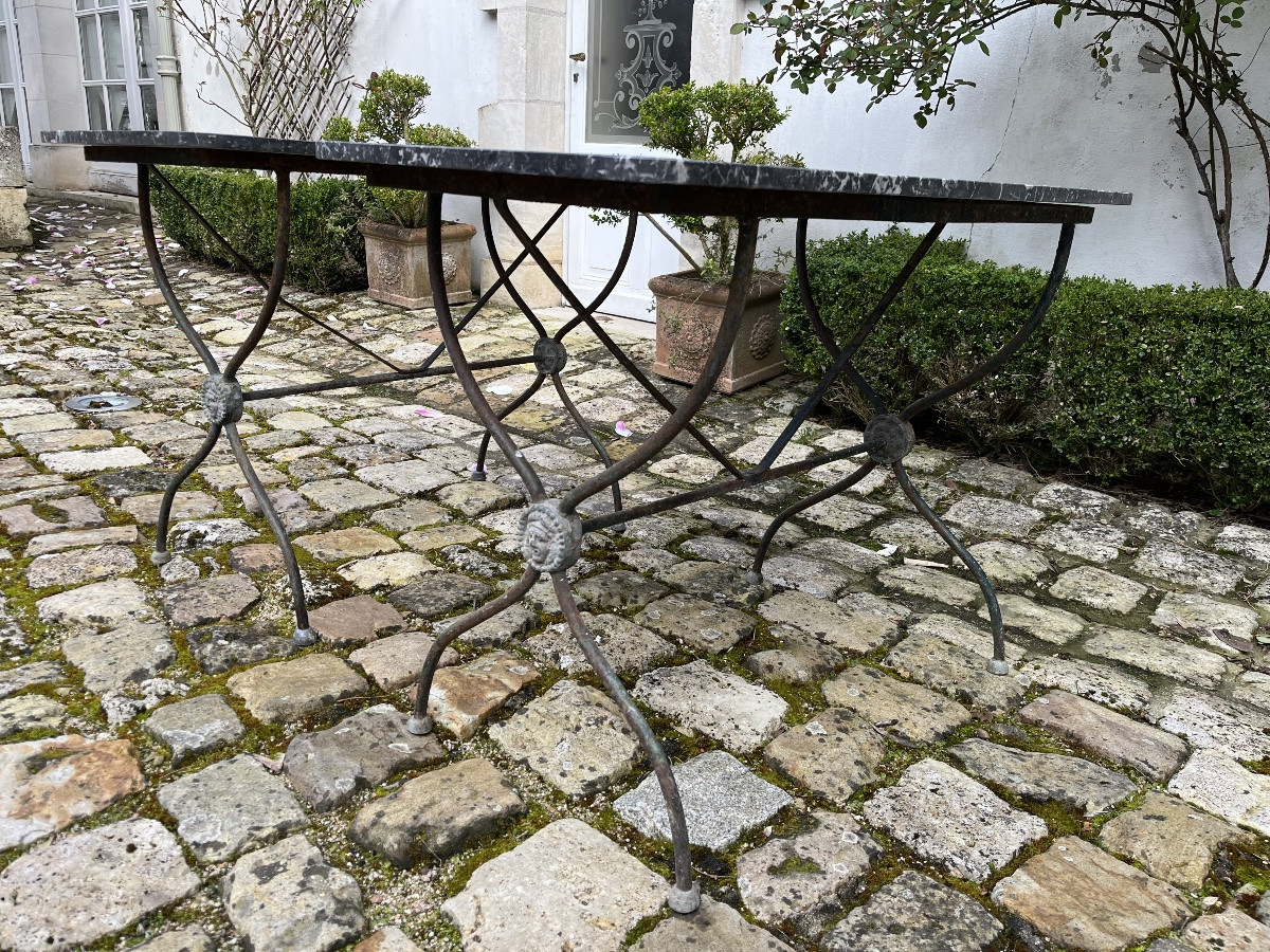 Pair Of Early 19th Century Garden Tables -photo-3