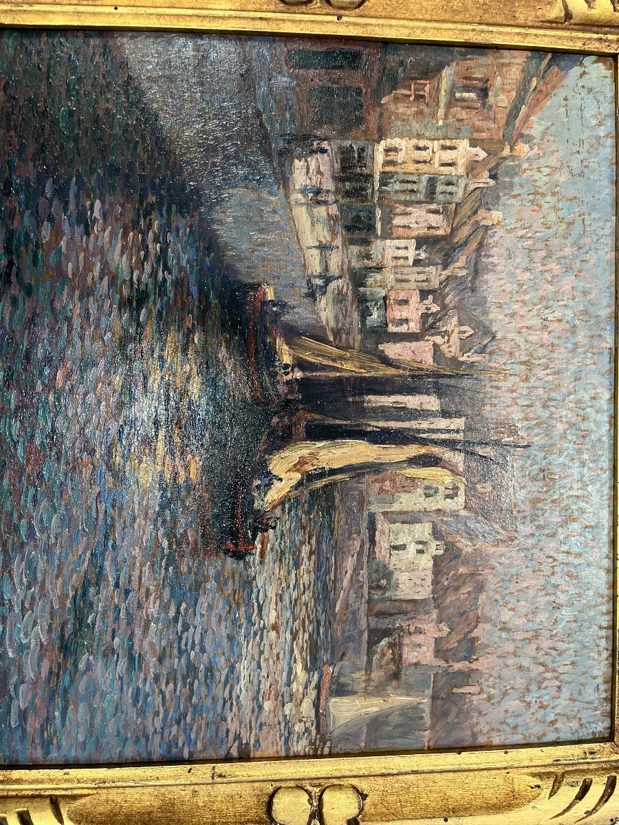 Adrien  Hamon 1875-1963  Le Port Du Croisic -photo-4