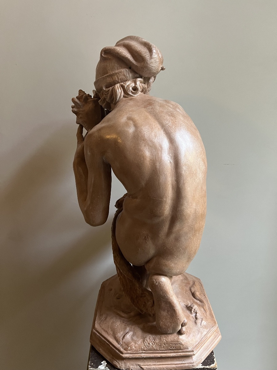 Le  Pêcheur à La Coquille Par Jean-baptiste Carpeaux -photo-3