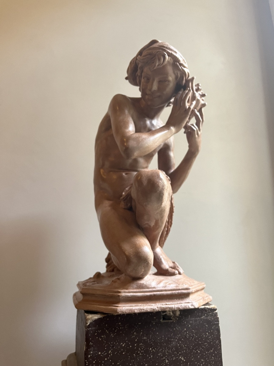 Le  Pêcheur à La Coquille Par Jean-baptiste Carpeaux -photo-5