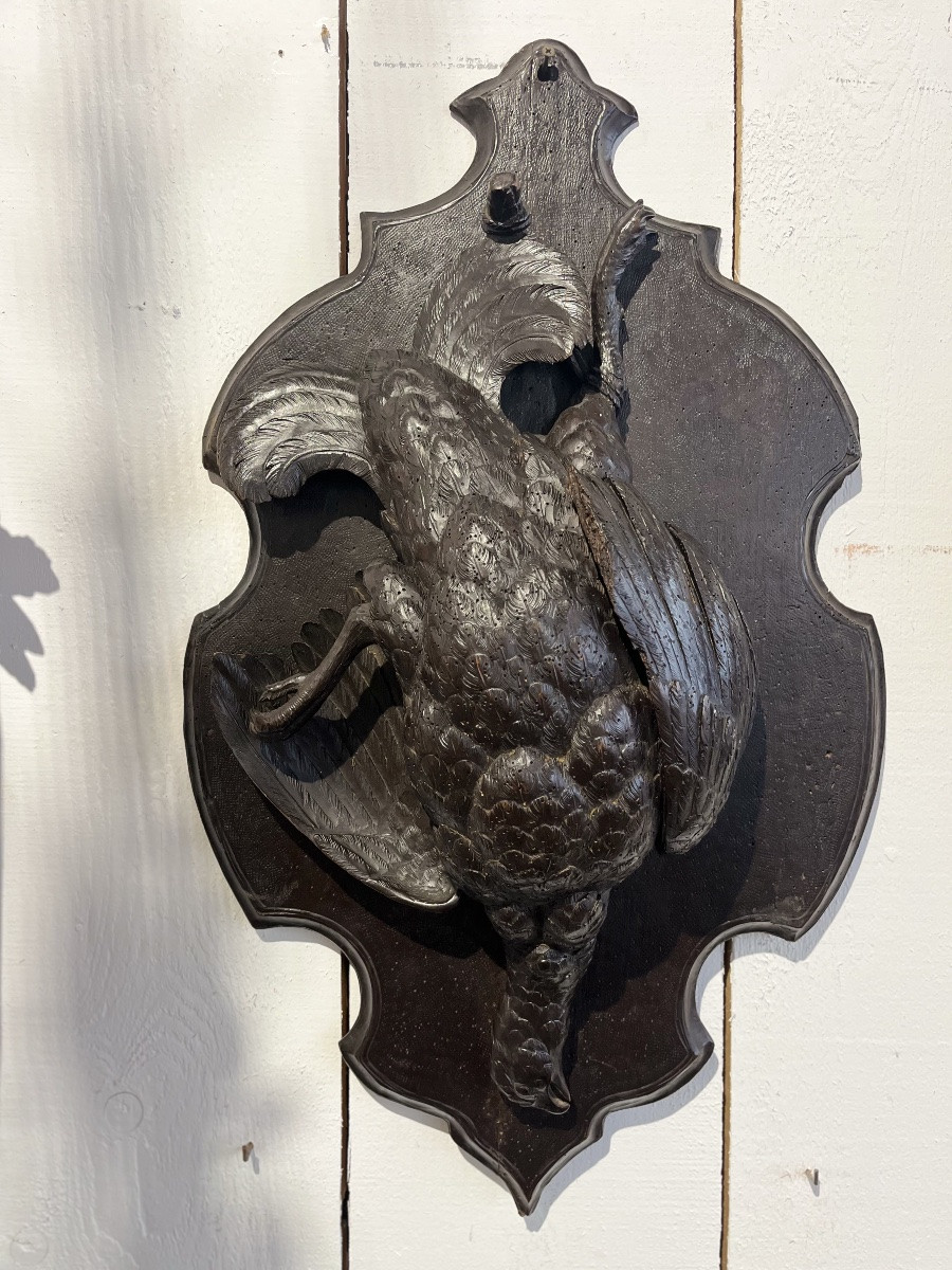 Paire De Trophés de chasse - Perdrix -photo-5