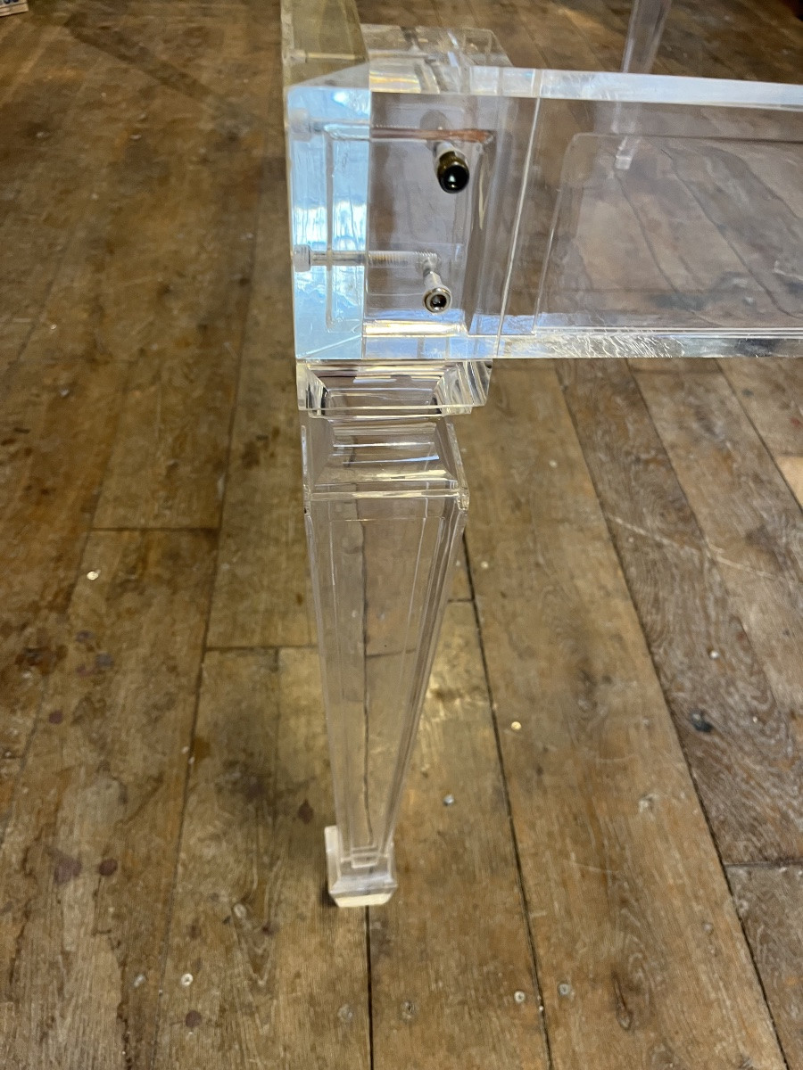 Table de salle à manger pieds en altuglas-photo-1