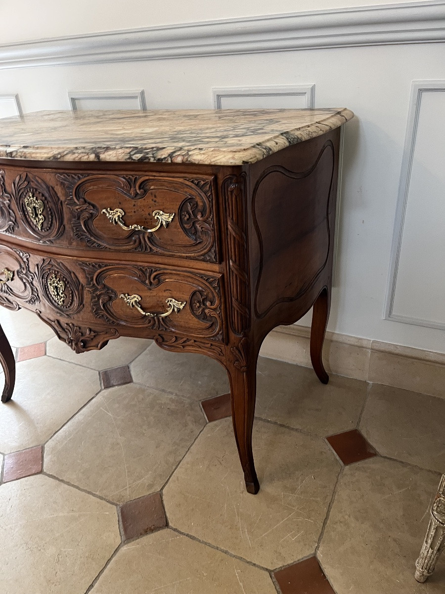 Provençal Walnut Chest Of Drawers From The Early 19th Century-photo-5