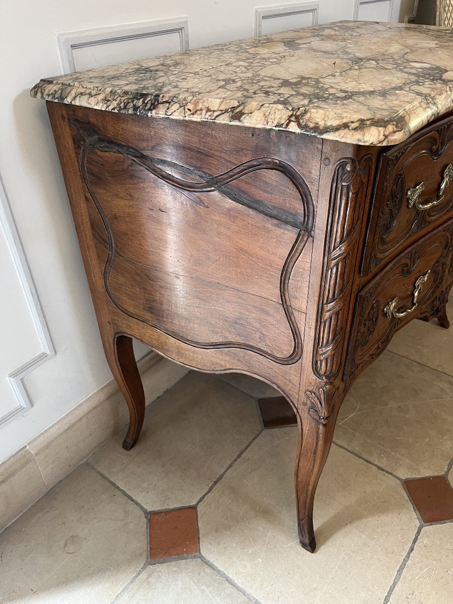 Provençal Walnut Chest Of Drawers From The Early 19th Century-photo-7