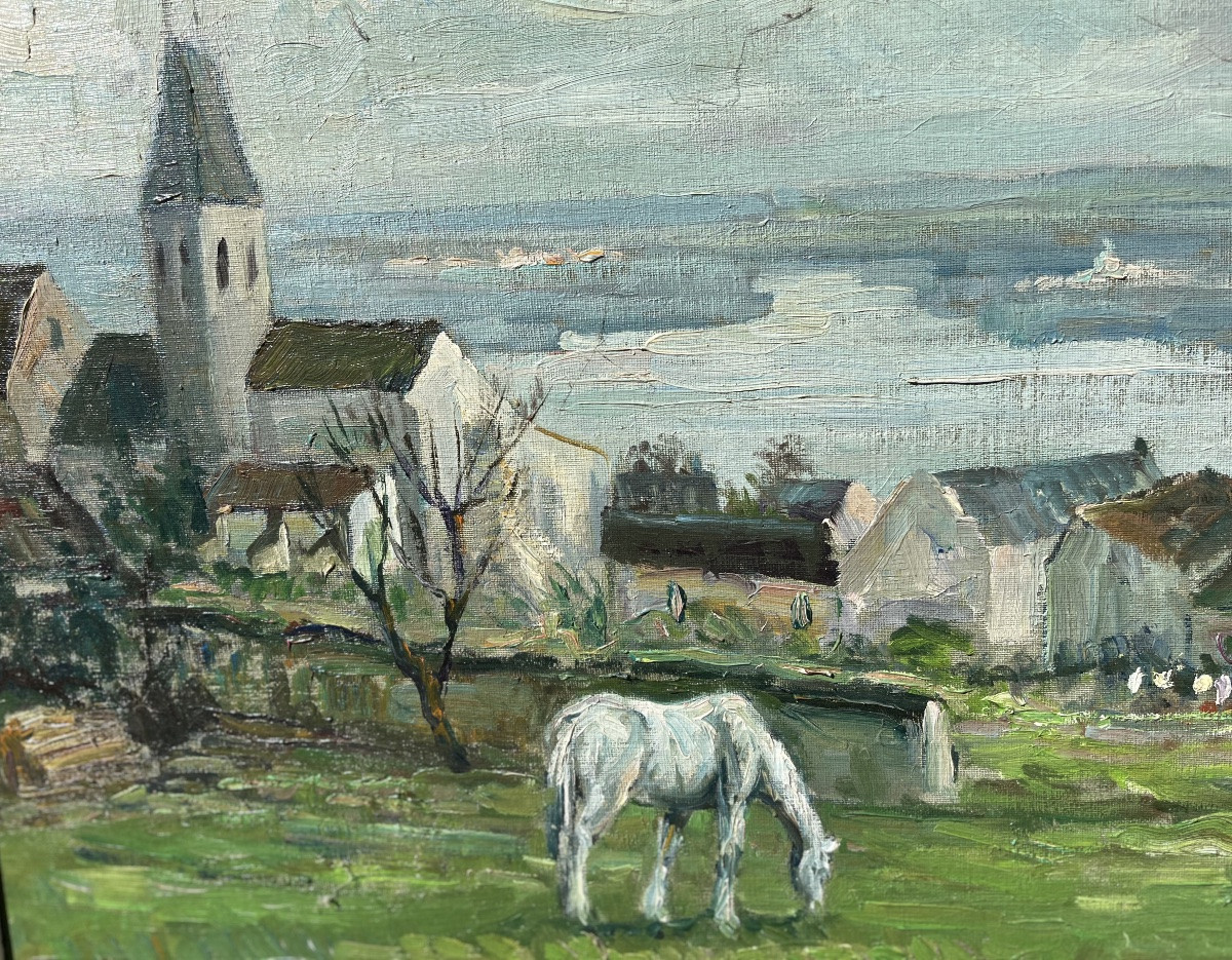 Oil On Panel 20th Century - Alfred Génasi -photo-1