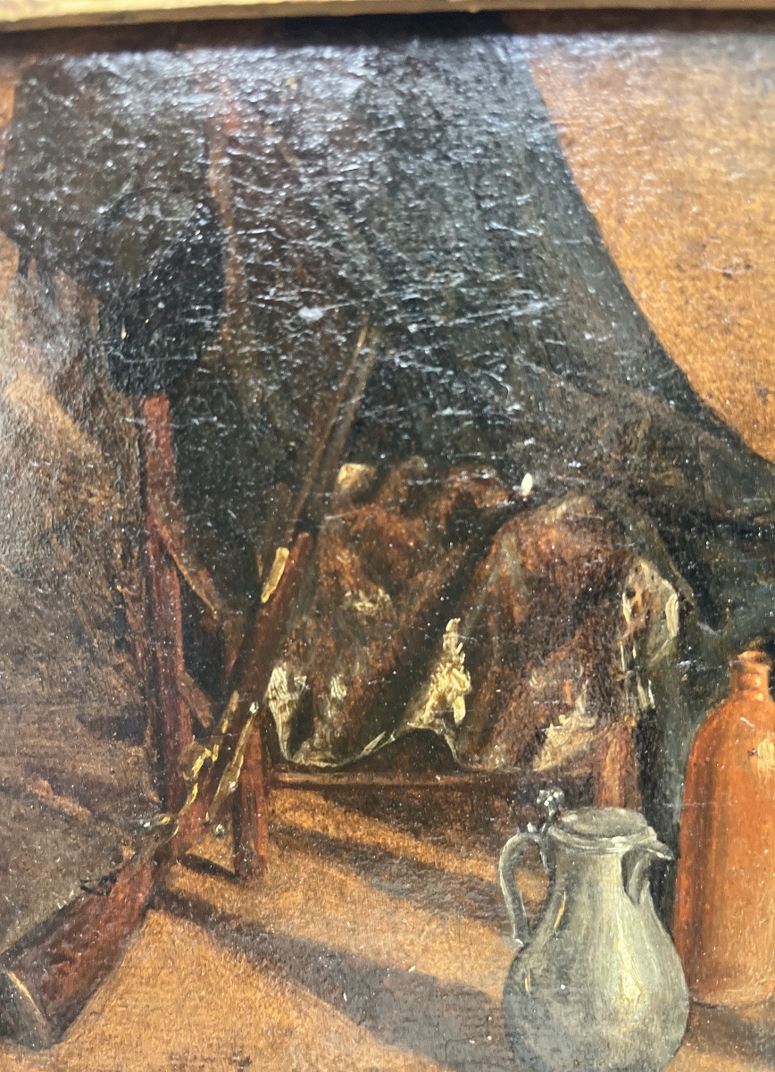 Still Life With A Pewter Pitcher 19th Century -photo-3