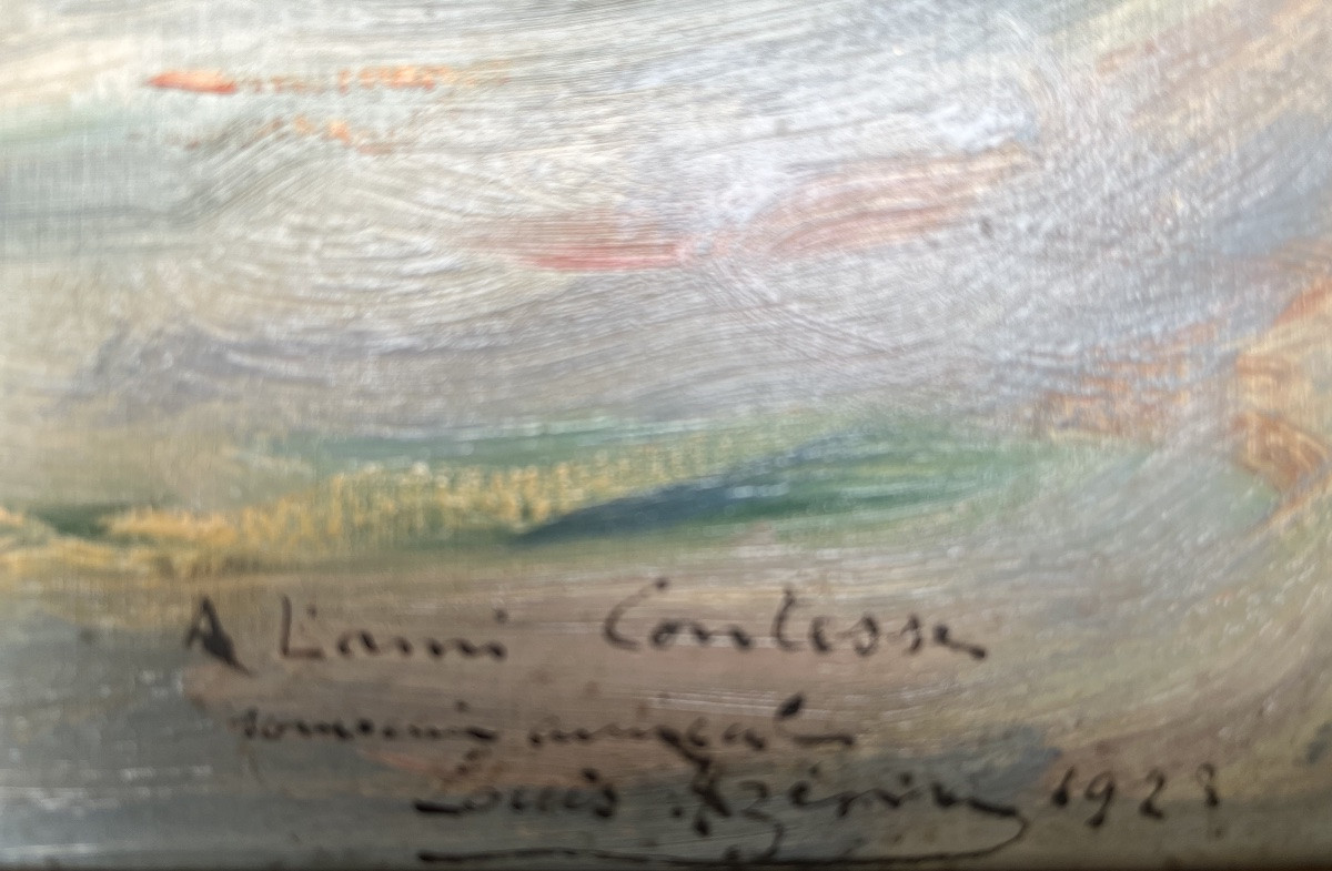 Rough Sea - Oil On Panel By Louis Azéma-photo-2