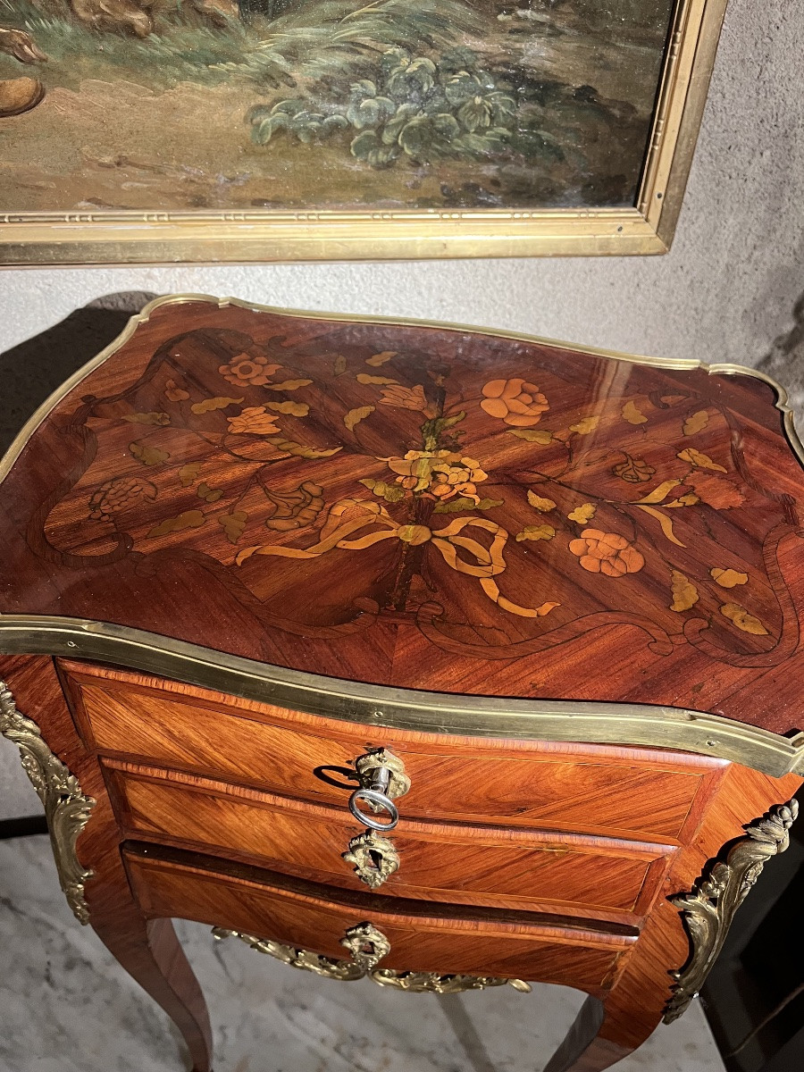 Louis XV Style Living Room Table-photo-2