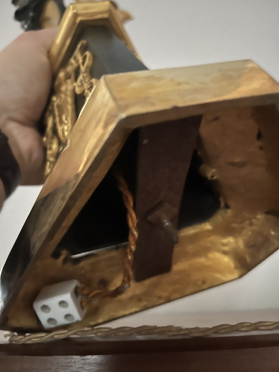 Grand candélabre d’époque Directoire en bronze-photo-4