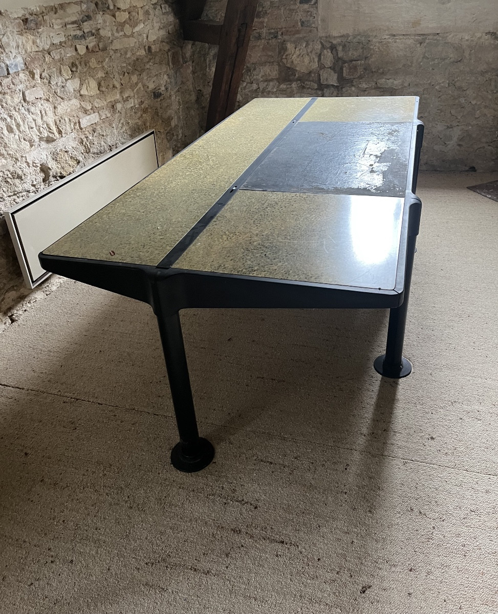 Grand bureau année 80 par Ferdinand Porche et Anna Castelli Ferriéri