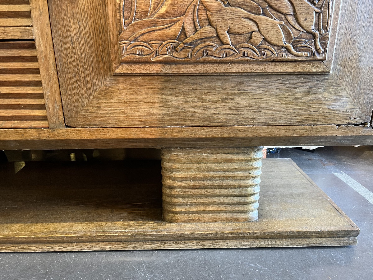 Enfilade en chêne d’époque Art-Déco-photo-4