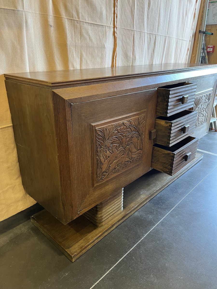 Enfilade en chêne d’époque Art-Déco-photo-2