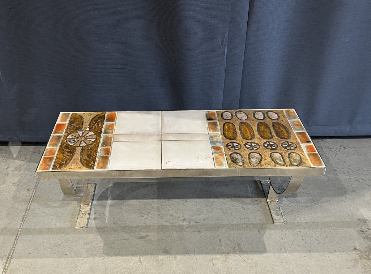 Table basse des années 70-photo-5