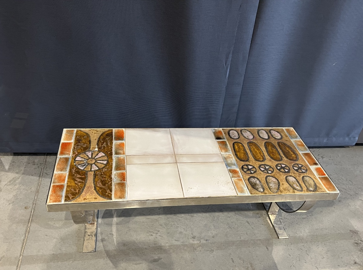 Table basse des années 70