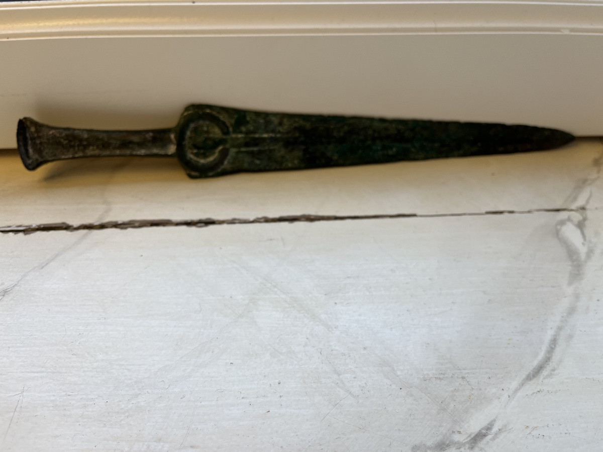 Poignard en bronze du Luristan, I Siècle Av. J-c Iran-photo-4