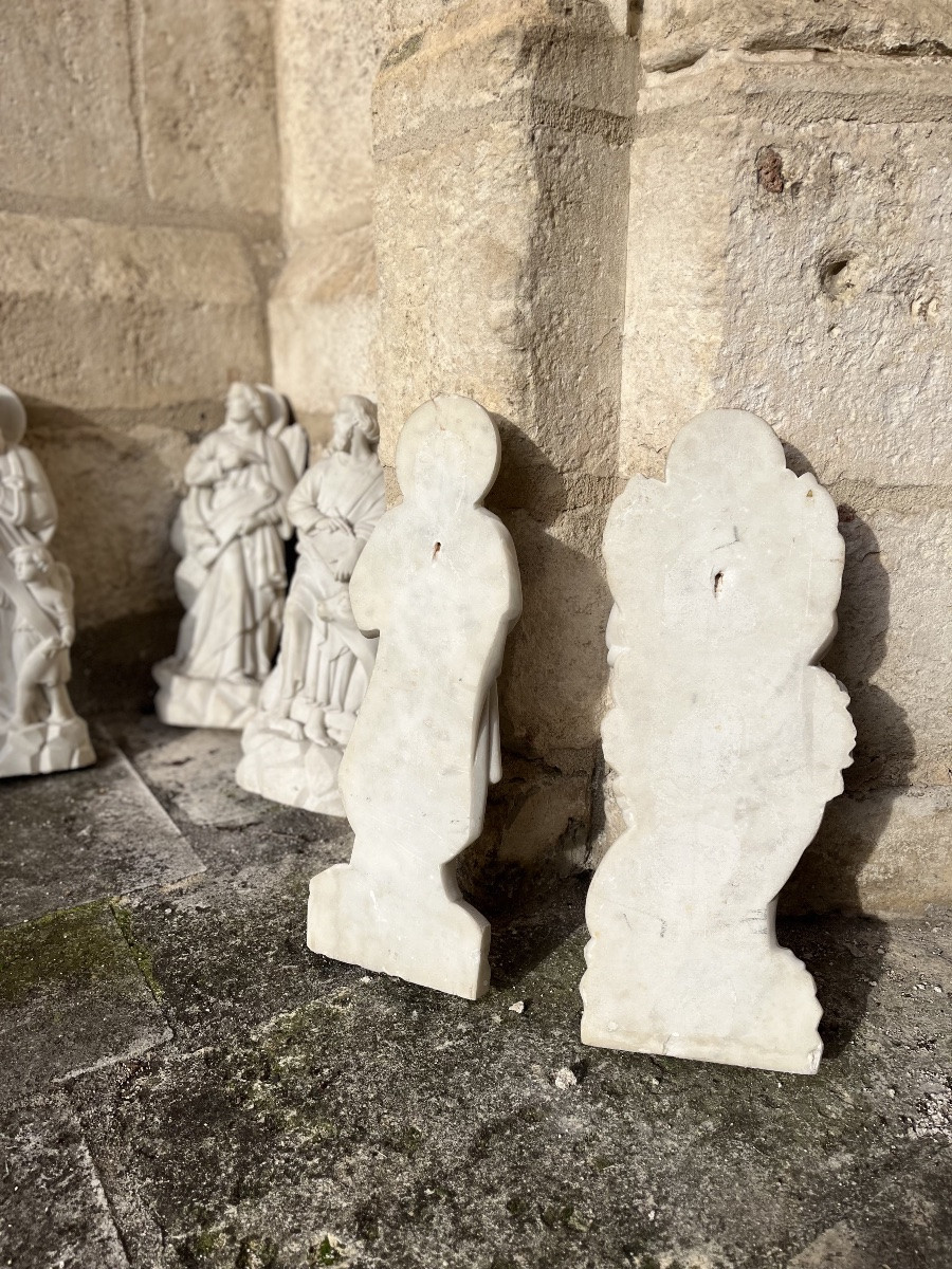 Religious Bas-reliefs In Carrara Marble -photo-1