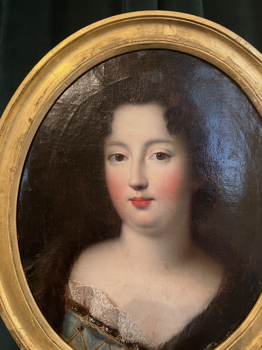 Presumed Portrait Of Mademoiselle De Blois In The Early 18th Century-photo-2
