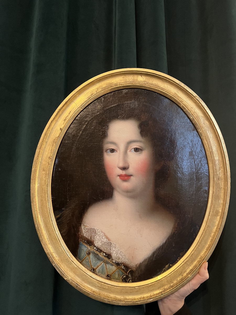 Presumed Portrait Of Mademoiselle De Blois In The Early 18th Century-photo-3